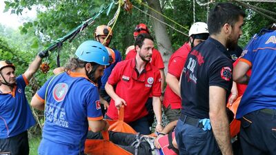 AFAD'dan Sakarya Nehri'nde tatbikat