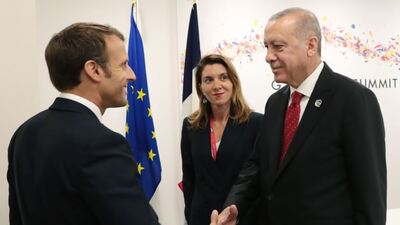 Macron: Cumhurbaşkanı Erdoğan ile Suriye'yi görüştük!