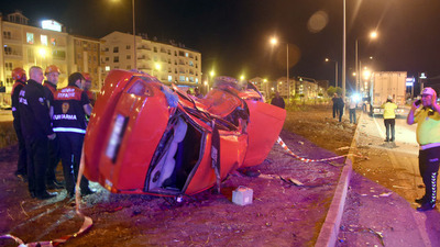 Düğün konvoyunda facia: 1 ölü, 3 yaralı