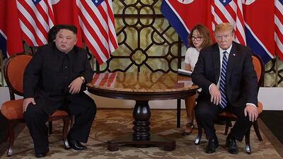 Trump ile Kim bir araya geldi!