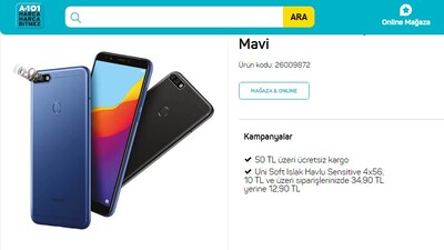 A101'de HONOR 7C fırsatı!