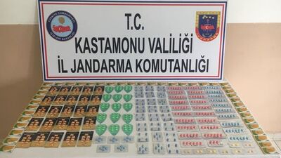 Kastamonu'da kaçak hap operasyonu