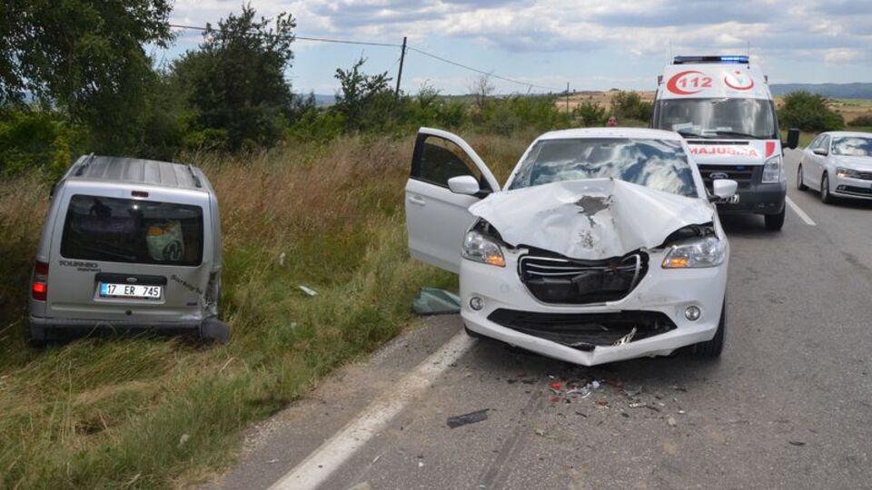 Tekirdağ'da trafik kazası!