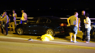 Otomobilin çarptığı yaya öldü