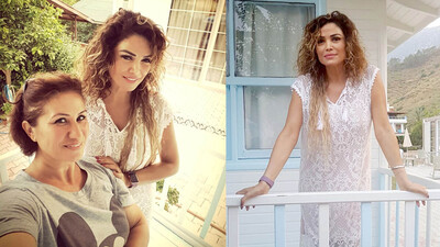 Ünlü oyuncu huzuru Adrasan'da buldu