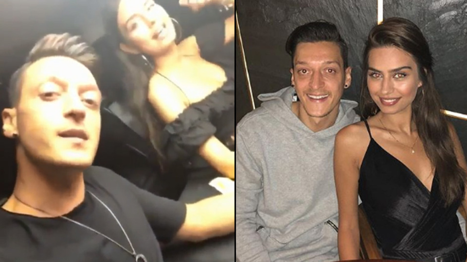 Amine ile Mesut birlikte rap yaptı