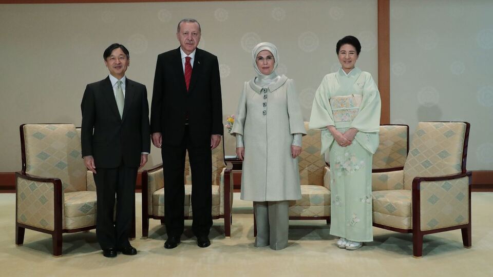 Cumhurbaşkanı Erdoğan Japon İmparatoru ile görüştü