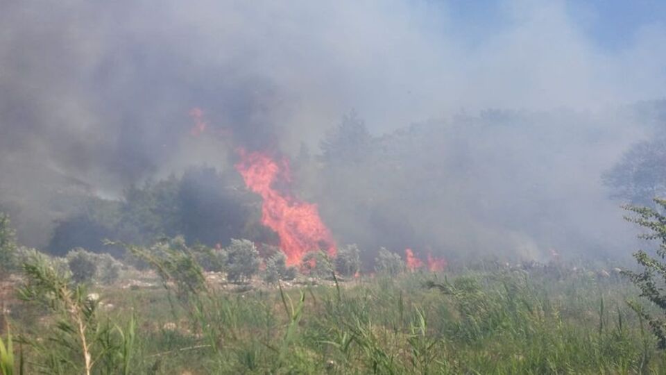 Alevler ilerliyor, evler boşaltıldı!
