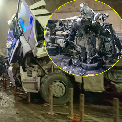 İstanbul'da feci kaza! Tünel savaş alanına döndü