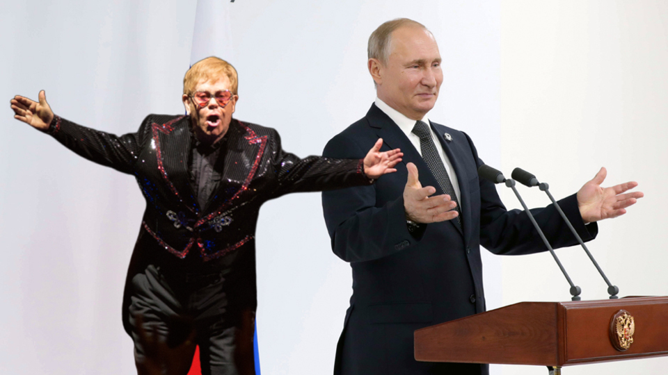 Putin'den Elton John'a: Çocukları rahat bırakın!