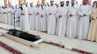 BAE şeyhinin oğlunun cenazesinde ilginç detay!