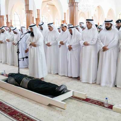 BAE şeyhinin oğlunun cenazesinde ilginç detay!