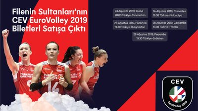 Avrupa Voleybol Şampiyonası biletleri satışa çıktı