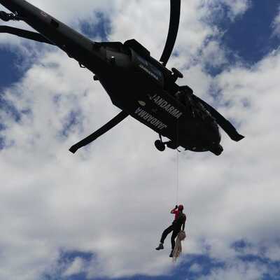 Yaralı öğrenci böyle kurtarıldı