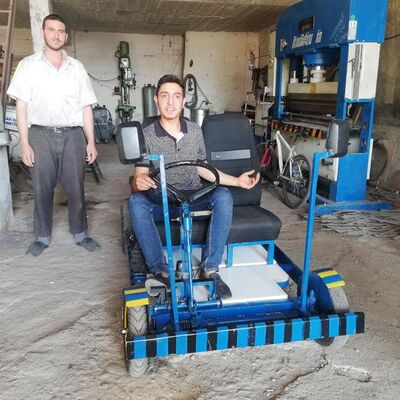 Mardin'in ilk yerli otomobilini yaptı