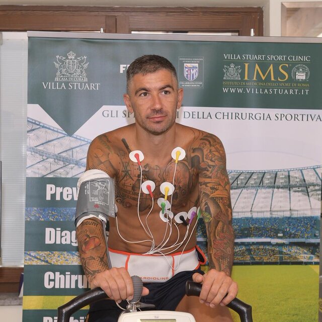 Kolarov, Roma için kontrolden geçti