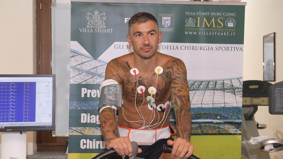 Kolarov, Roma için kontrolden geçti