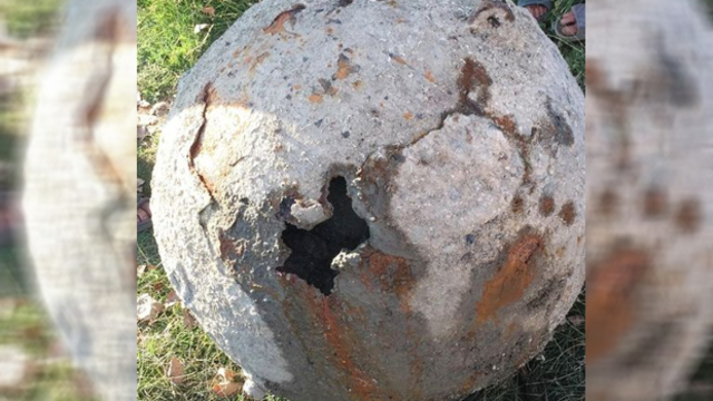 Sakarya'da bulunan asırlık mayın imha edildi