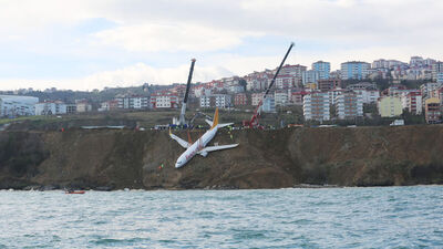Pistten çıkan uçağın ilk kaza raporu