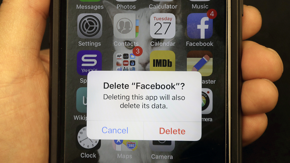 "Facebook hesabınızı silin"