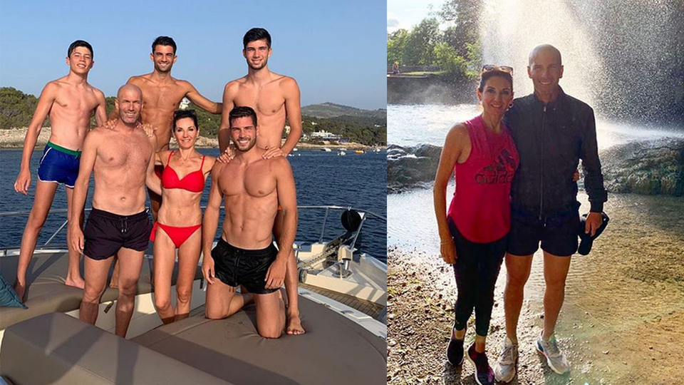 Zidane ailesi tatilde