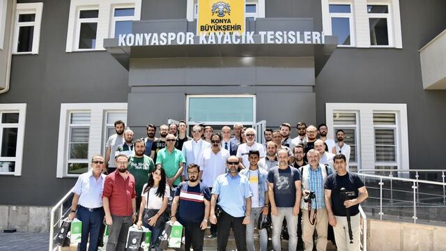 Konyaspor'un yenilenen tesisleri tanıtıldı