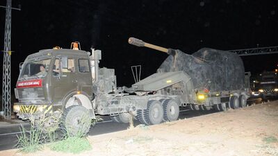 Suriye sınırına yeni sevkiyat