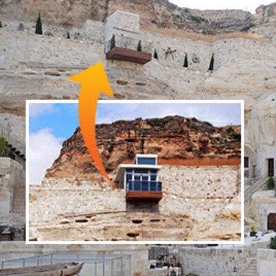 Görüntüler tepki çekmişti! Doğal kayalığa yapılan asansör, kaldırıldı