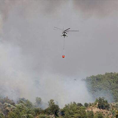 Dalaman ve Göcek'te korkutan yangın kontrol altında!