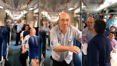 Kondüktöre ağlatan veda