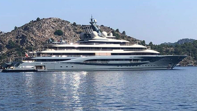 Bezos'un yatı Kekova'da görüntülendi