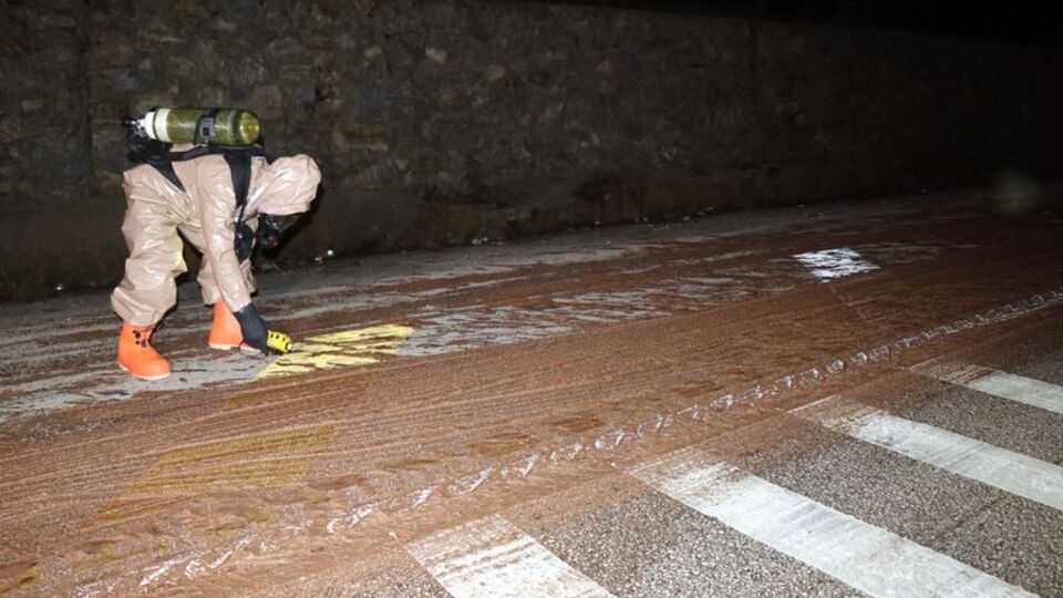 Kimyasal madde sanıldı tavuk gübresi çıktı