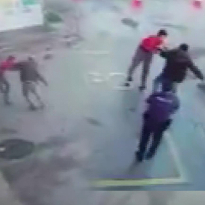 Korkunç! Polis gelince bile durmadı