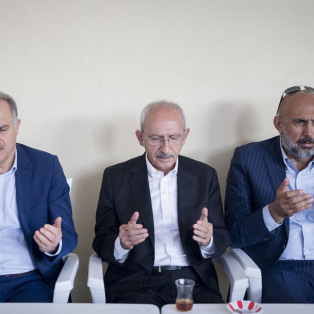 CHP Lideri taziye ziyaretinde bulundu