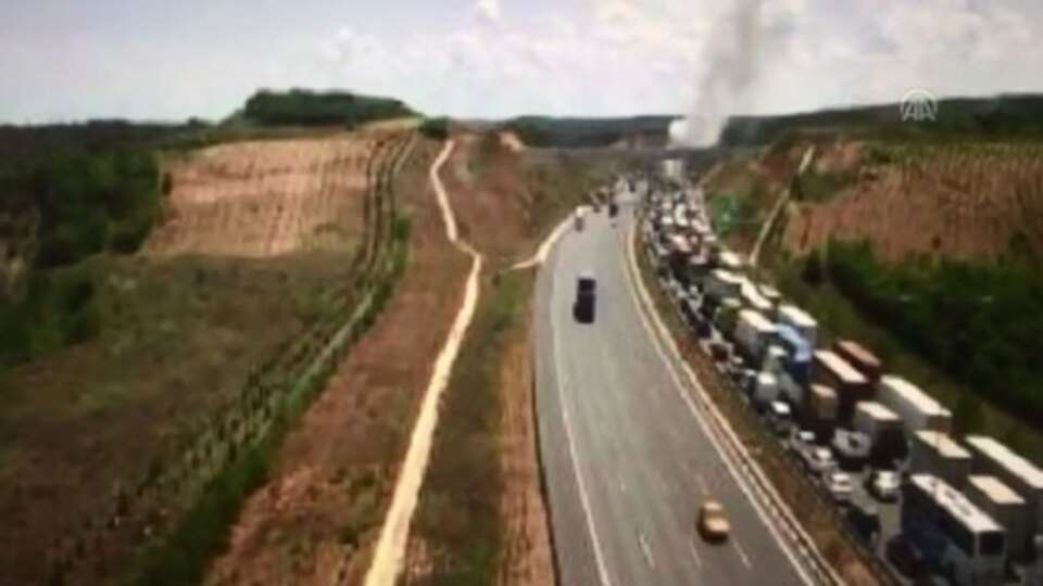 İstanbul'da trafiği felç eden olay!