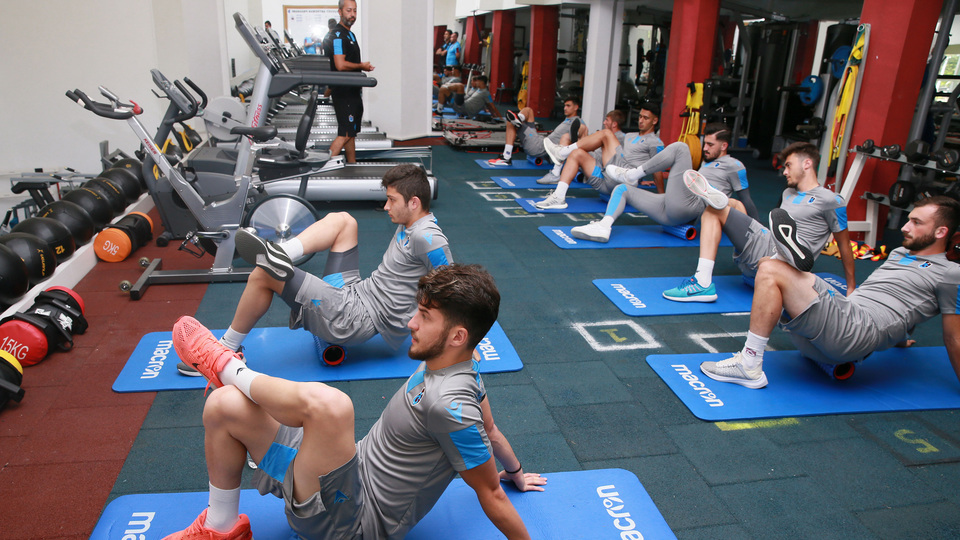 Trabzonspor kuvvet çalıştı