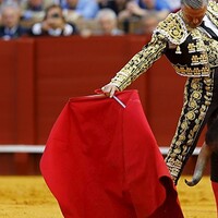 İspanya'da yapılan boğa güreşi festivali