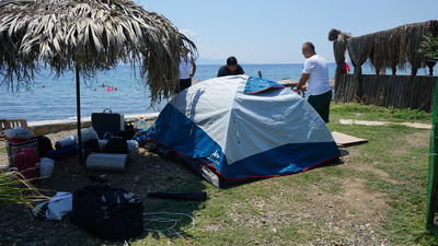 Çadır kuracak yer kalmadı