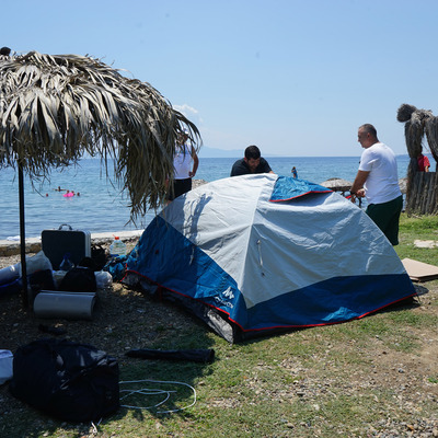 Çadır kuracak yer kalmadı