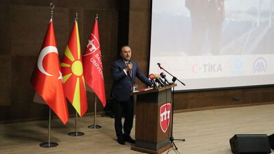 Dışişleri Bakanı Çavuşoğlu, Kuzey Makedonya'da