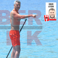 Kano üzerinde akrobasi yaptılar