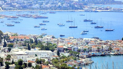 Havadan turist yağdı!