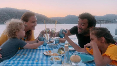 Ailesini koluna kazıdı