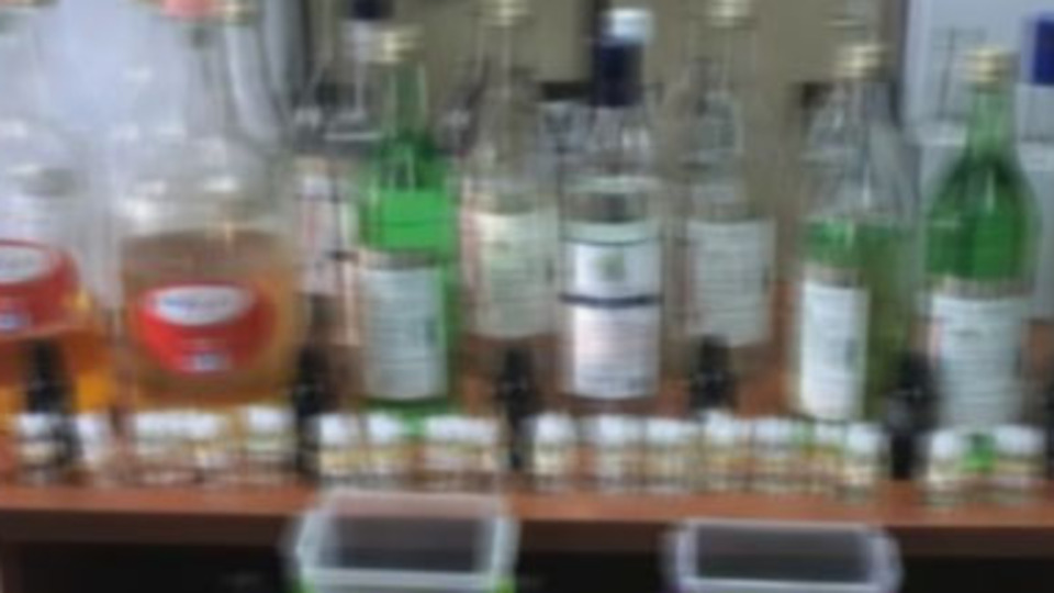 Mersin'de sahte içki operasyonu