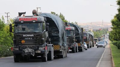 Suriye sınırına dev sevkiyat!