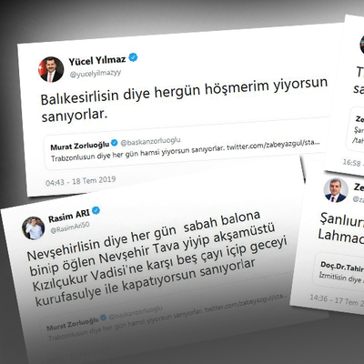 Yöresel tatlar başkanların Twitter hesabında