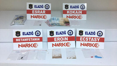 Elazığ'da uyuşturucu operasyonu!