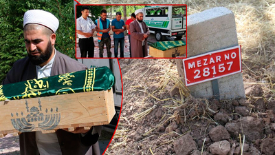 Çok acı! Böyle defnedildi!