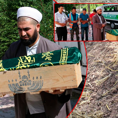 Çok acı! Böyle defnedildi!