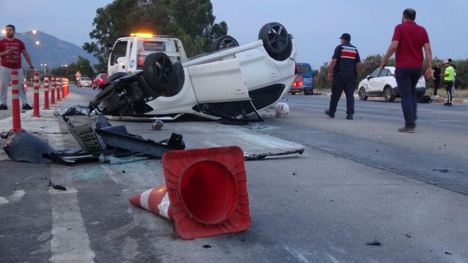 Sürücülerin 'gişe' inadı feci şekilde bitti